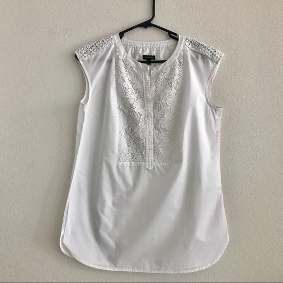 Talbots Tops - SLEEVELESS WHITE TOPS